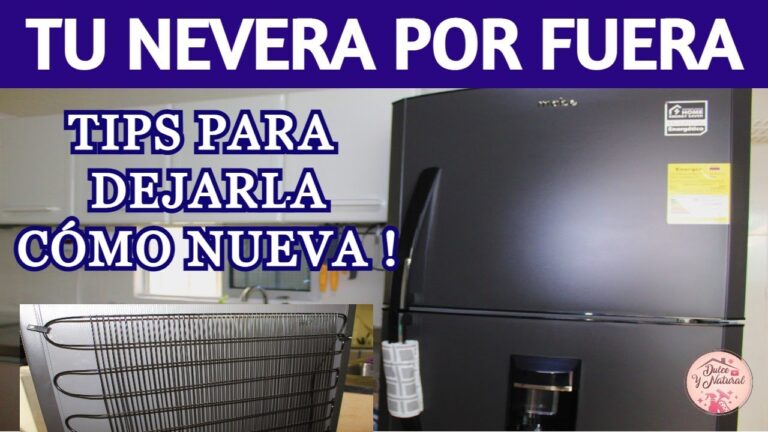 Elimina la suciedad de tu nevera blanca en minutos: &iexcl;consejos para limpiarla por fuera!