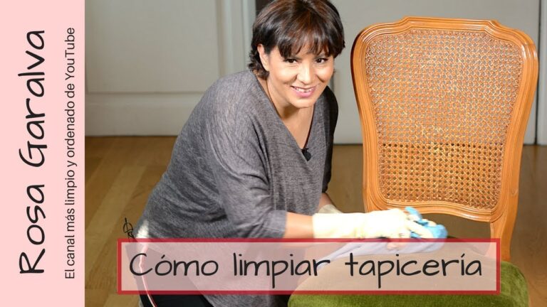 Descubre cómo limpiar la tapicería de tu silla en 5 sencillos pasos