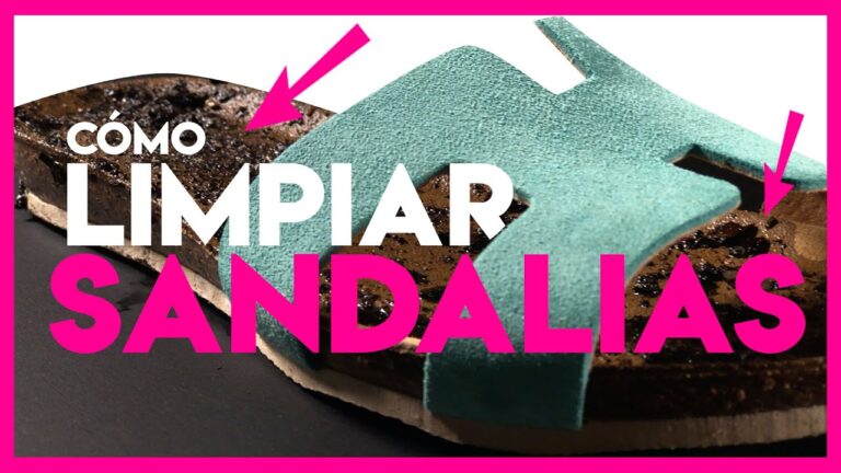 Aprende c&oacute;mo limpiar tus sandalias y mantener la frescura de tus plantas en tan solo 5 pasos