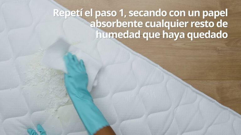 Elimina las manchas de pis en colchón fácilmente